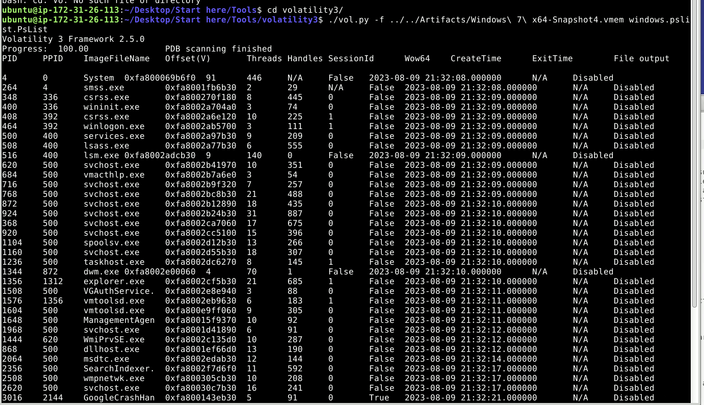volatility malware analysis